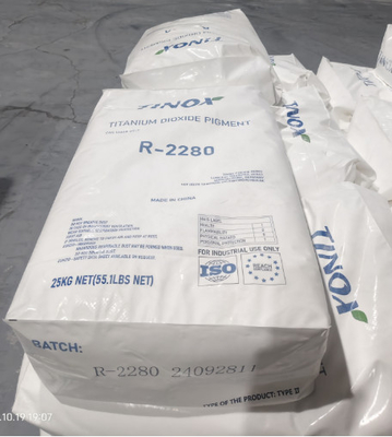 diossido di titanio pigmento rutile solfato di grado R2280 alto lucentezza alto bianco