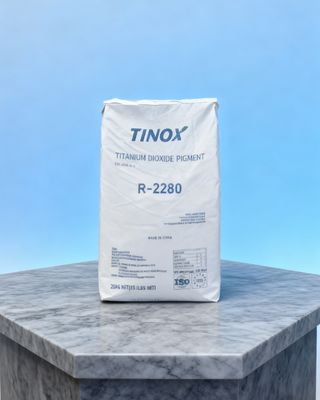 comprare Tinox Sulphate Process Titanium Dioxide Rutile R-2280 with TiO2 ≥97.5% and Rutile Content ≥96.5% for Masterbatch online manufacture