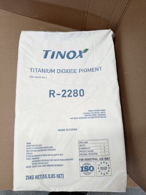 Un buon prezzo. TINOX R-2280 Titanium Dioxide Rutile with Excellent Opacity High Heat Resistance and Low Volatility for Plastic Applications in linea