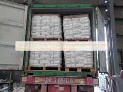 TINOX CR-1220 Forte resistenza alla tinteggiatura e potenza di dispersione con il processo di cloruro Diossido di titanio per plastica